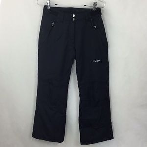 Kid’s ZERMATT Black Snow Pants Lg